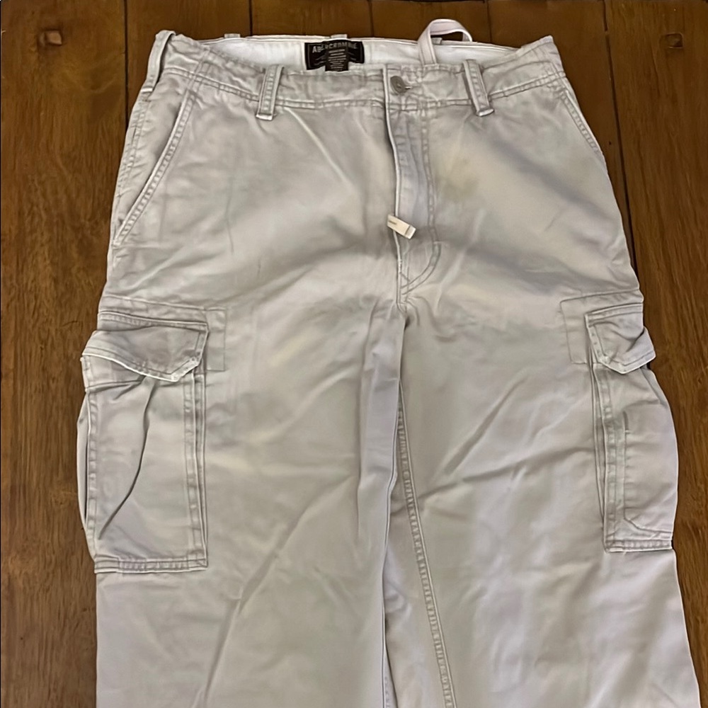 Men's Gray Cargo Pants